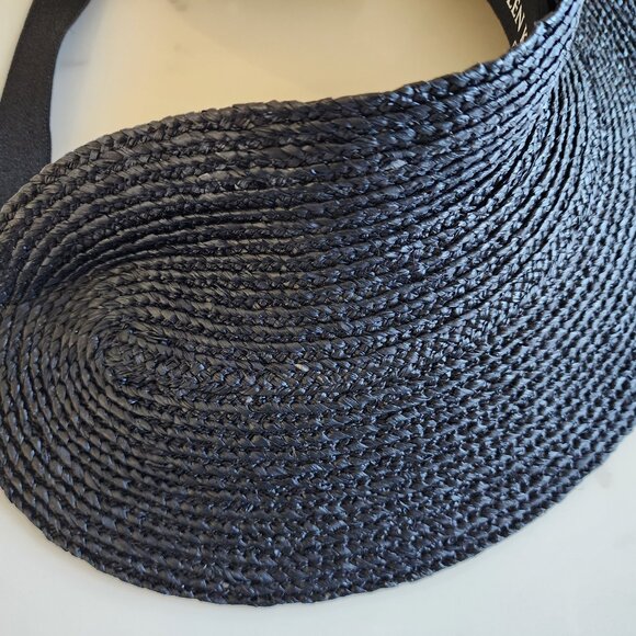 NWT Helen Kaminski Maris Raffia Visor Hat 🖤 (#165) - Picture 7 of 11